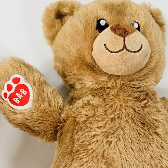 Build A Bear Birthday Teddy Happy Plush Tan Confetti Stuffed Animal Unisex Gift - Picture 11 of 12